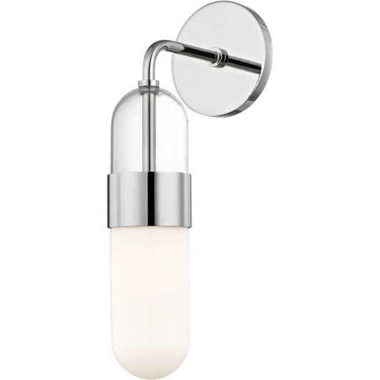 Emilia Wall Sconce by Mitzi. Made from steel in a modern style.