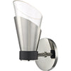 Polished Nickel, Black / 4.5" x 4.5" x 10.75"