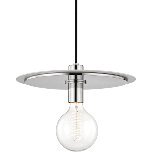 Milo Pendant by Mitzi. Made from steel in a modern style.