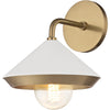 Aged Brass, White