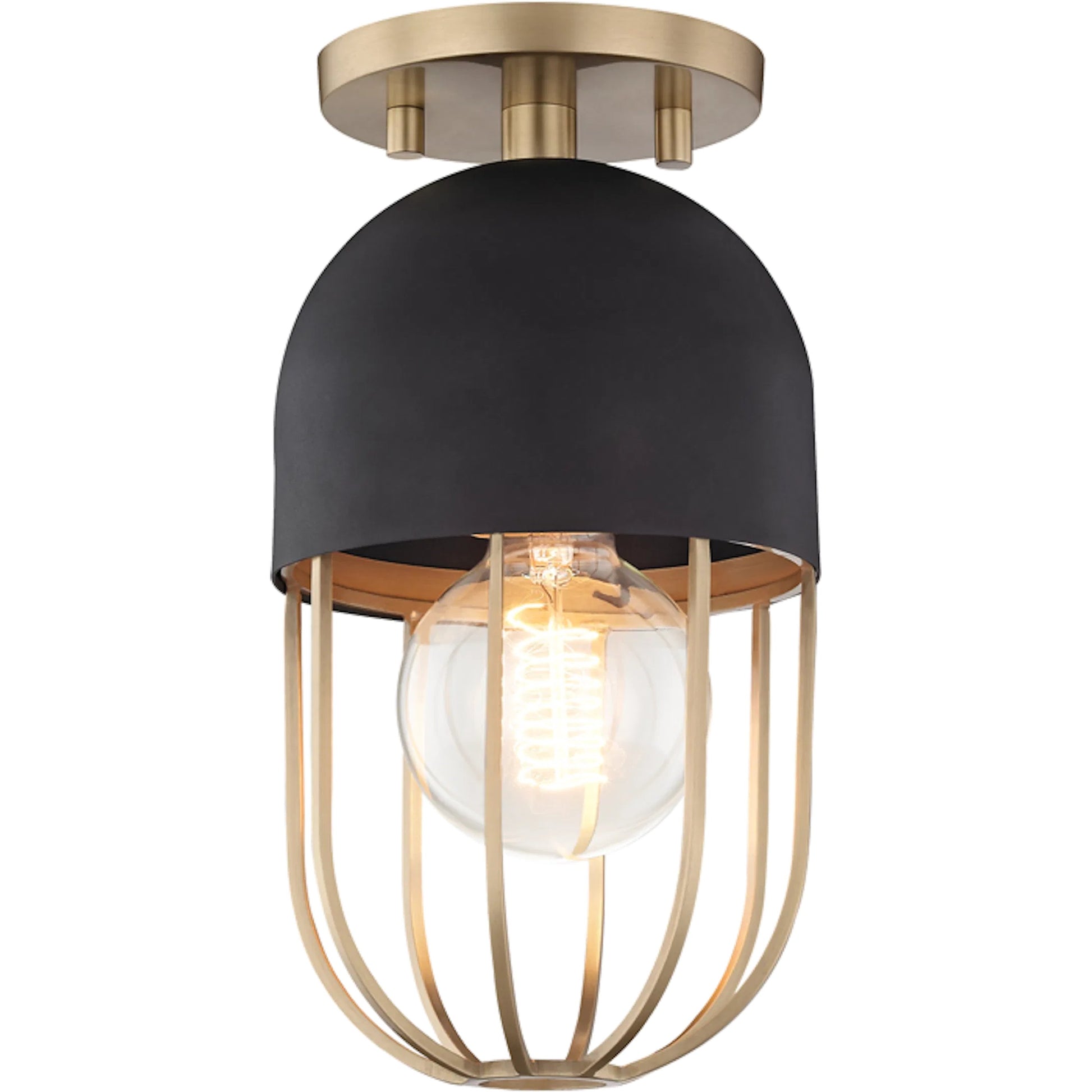 Haley Flush Mount by Mitzi. Made from steel in a modern style.