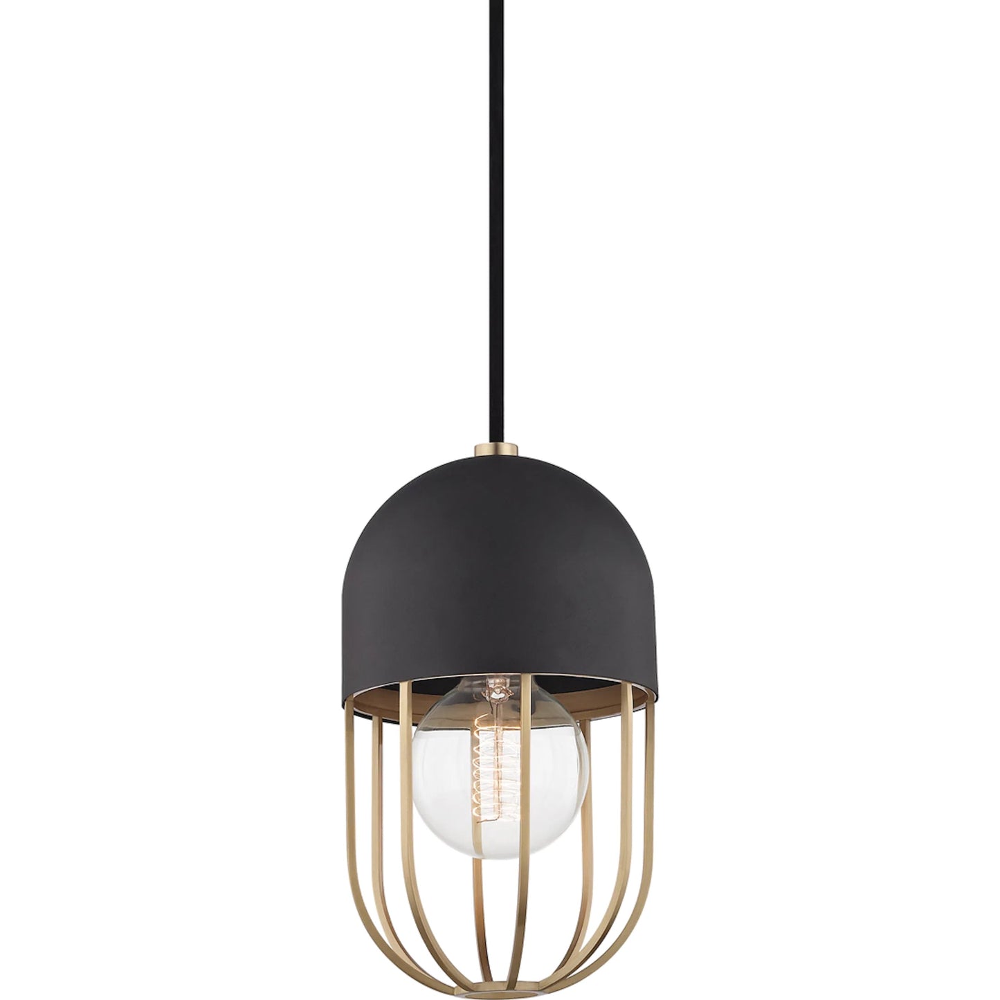 001 S-313280 | Primary Silo | Haley 1 Light Pendant by Mitzi. Made from steel in a modern style.