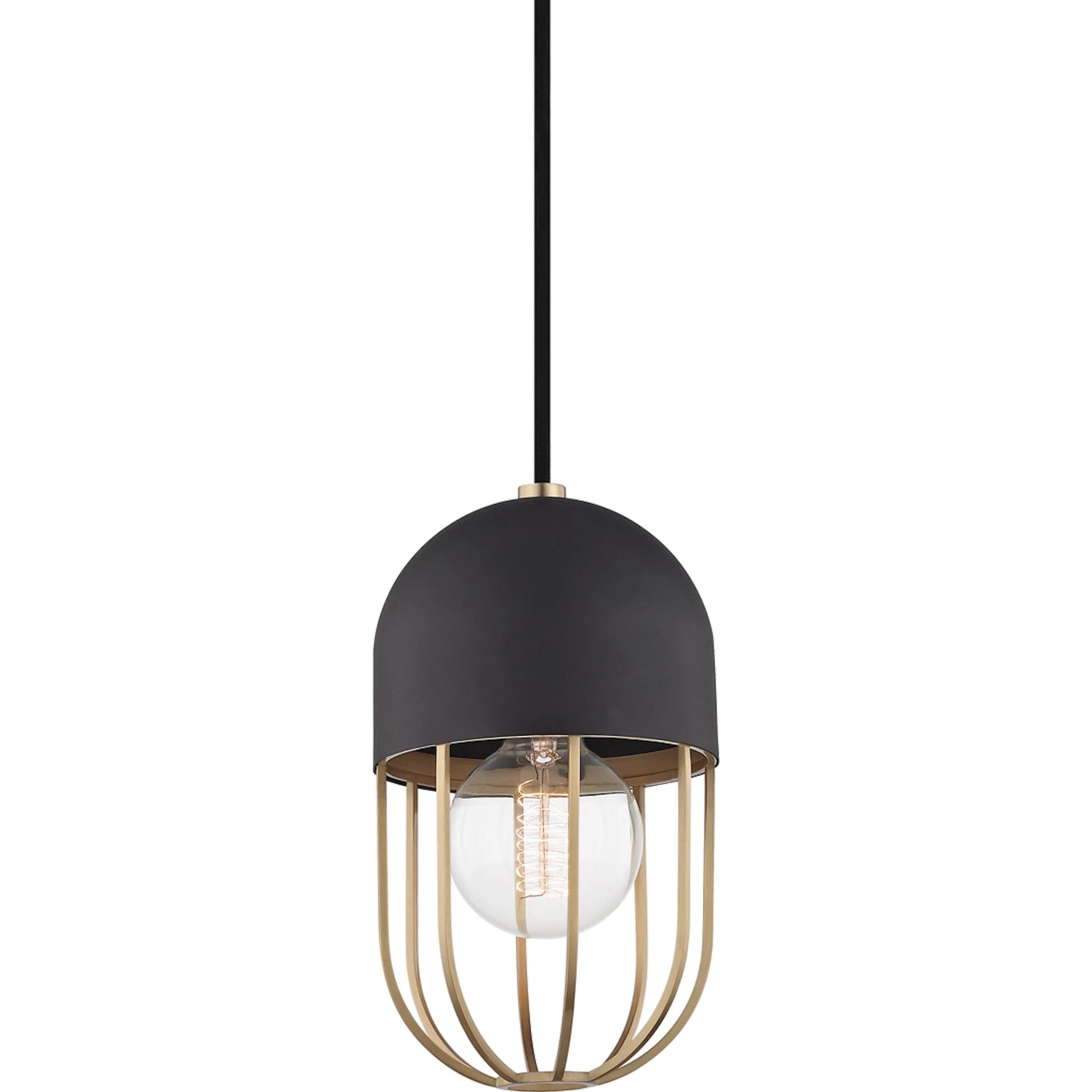Haley 1 Light Pendant by Mitzi. Made from steel in a modern style.