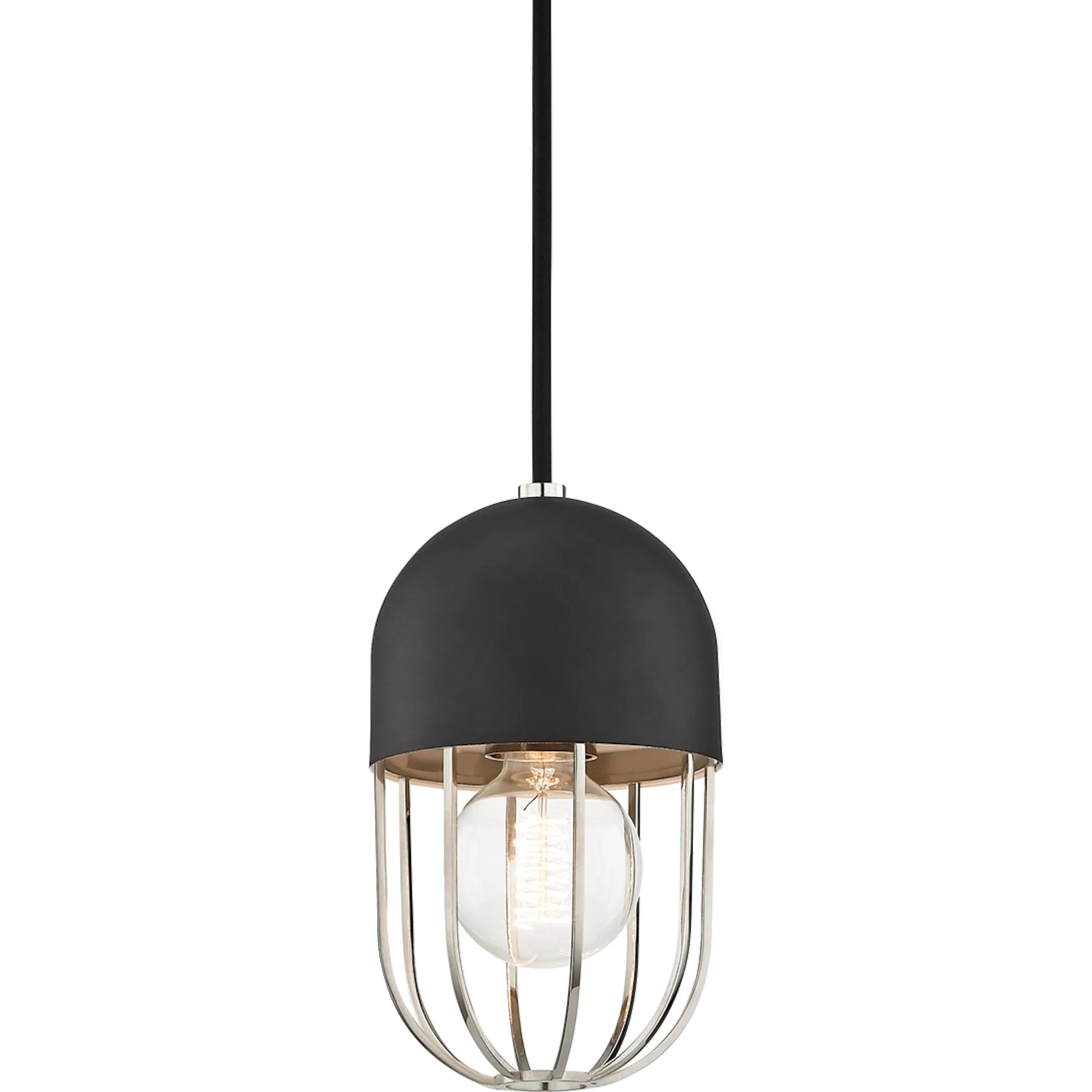 Haley 1 Light Pendant by Mitzi. Made from steel in a modern style.