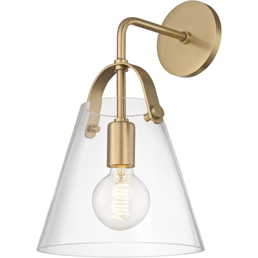 Karin Wall Sconce by Mitzi. Made from steel in a modern style.
