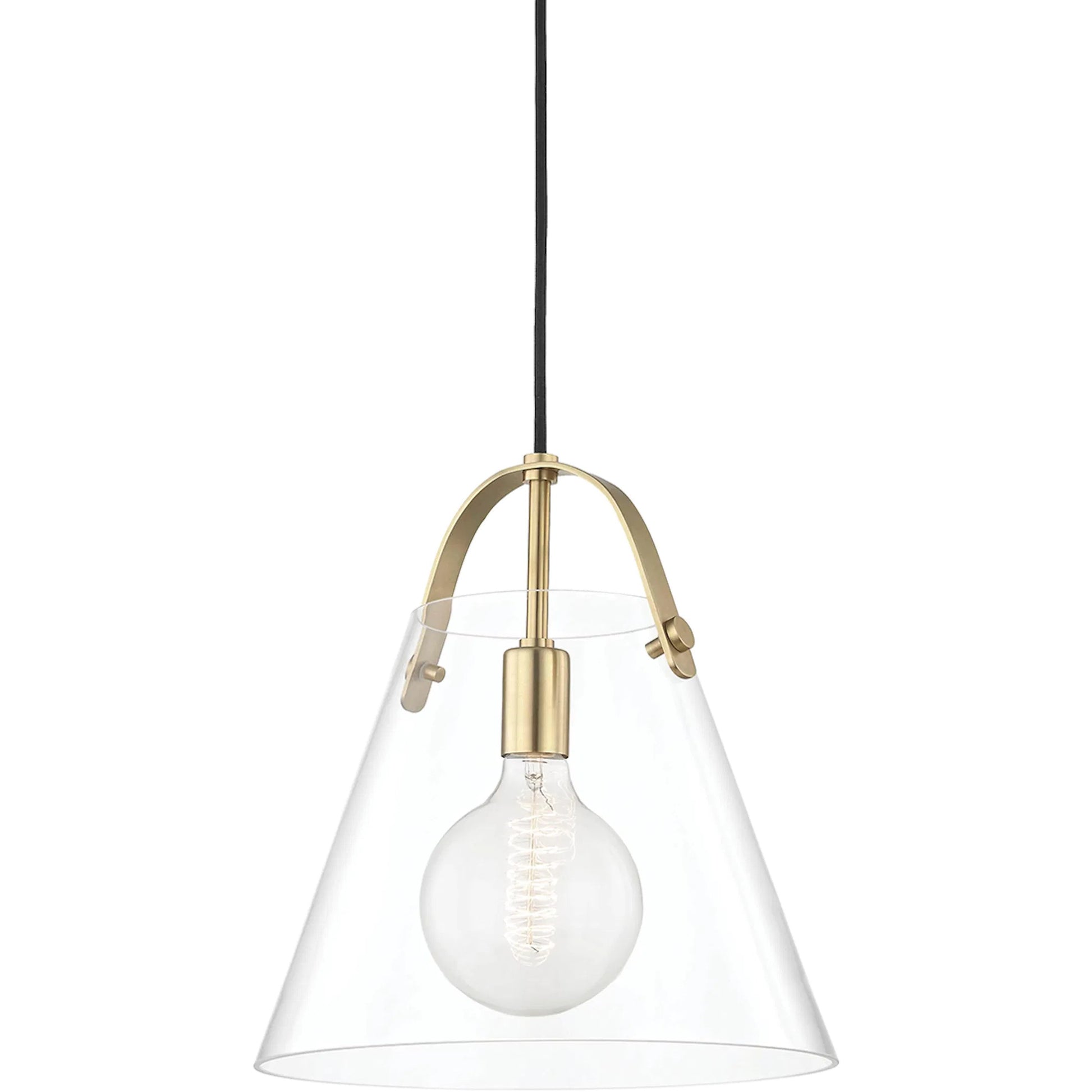 Karin Pendant by Mitzi. Made from steel in a modern style.