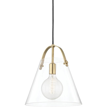 Karin Pendant by Mitzi. Made from steel in a modern style.