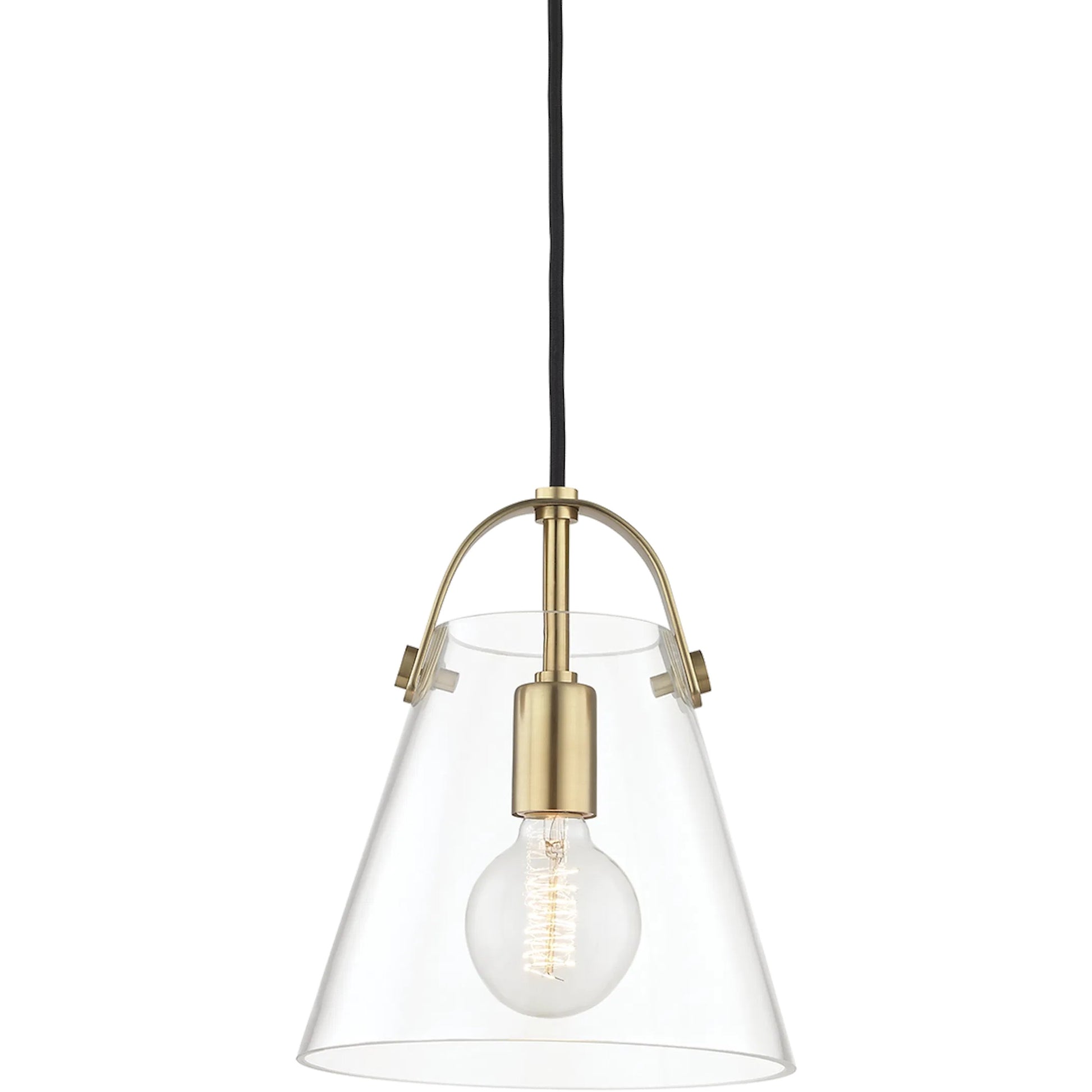 Karin Pendant by Mitzi. Made from steel in a modern style.