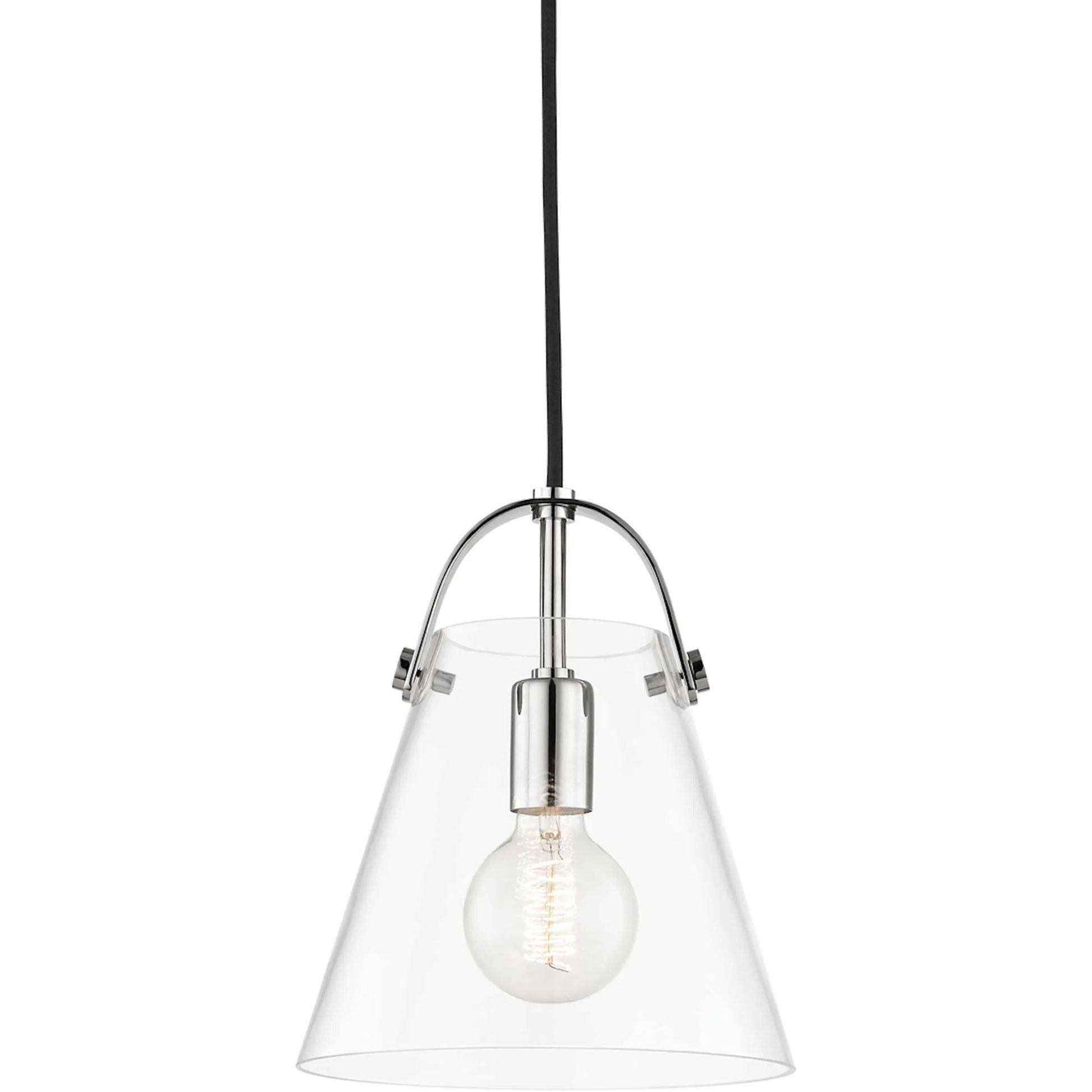 Karin Pendant by Mitzi. Made from steel in a modern style.