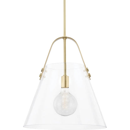 Karin Pendant by Mitzi. Made from steel in a modern style.
