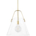 Karin Pendant by Mitzi. Made from steel in a modern style.