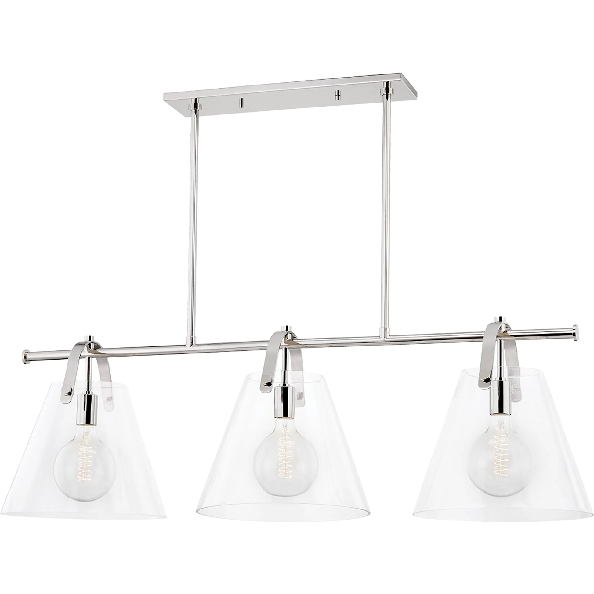 Karin Linear Pendant by Mitzi. Made from steel in a transitional style.
