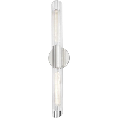 Cecily Wall Sconce by Mitzi. Made from steel in a modern style.