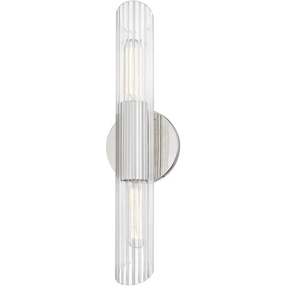 Cecily Wall Sconce by Mitzi. Made from steel in a modern style.