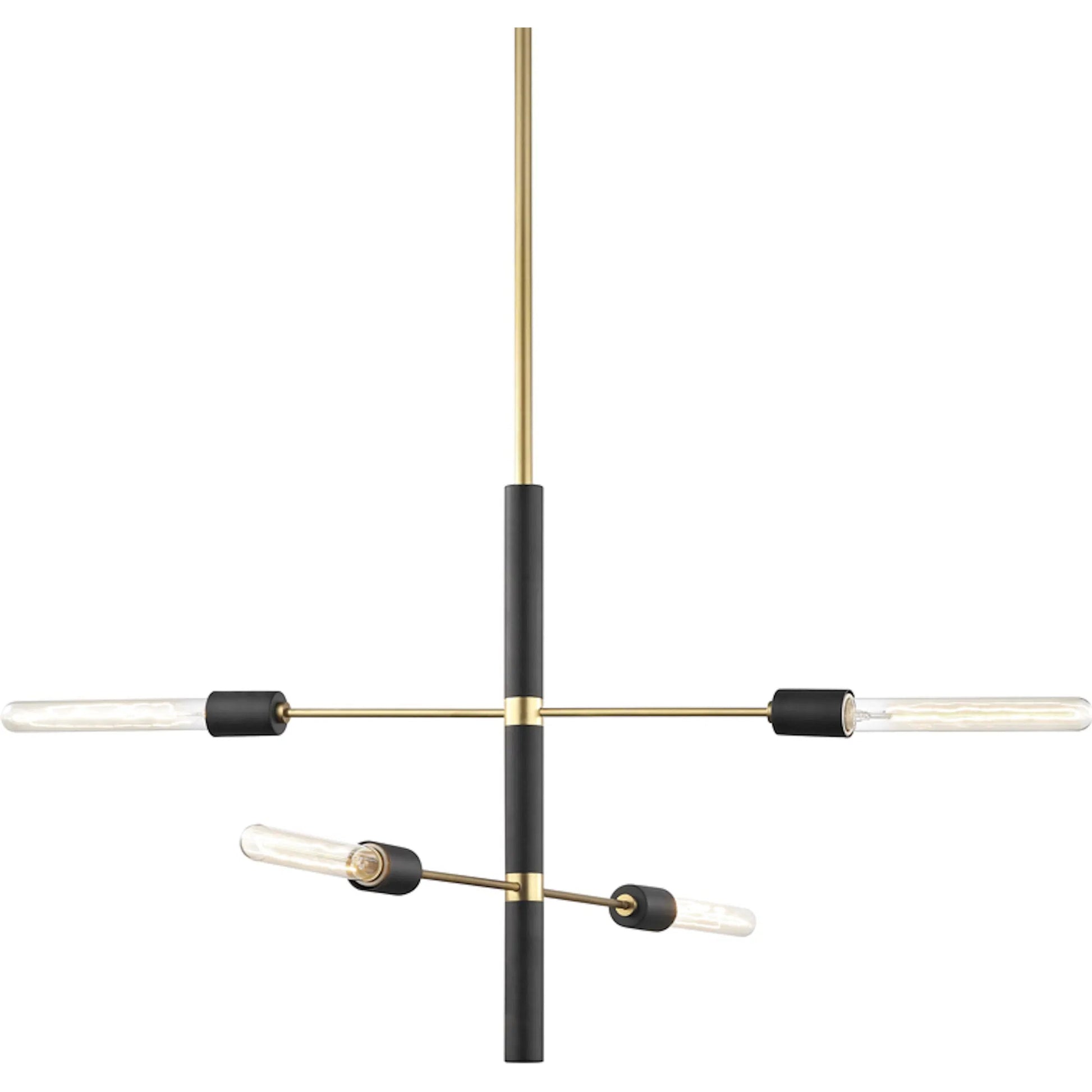 Astrid Chandelier by Mitzi. Made from steel in a modern style.