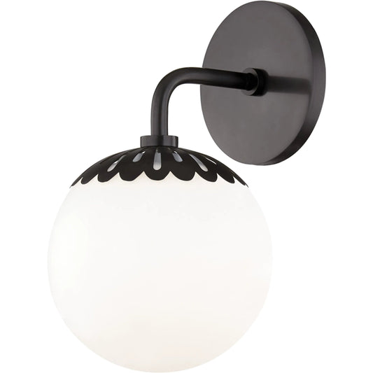 Paige Bath Bracket by Mitzi. Made from steel in a transitional style.