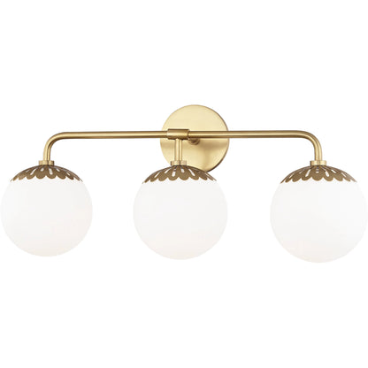 Paige Bath Bracket by Mitzi. Made from steel in a transitional style.