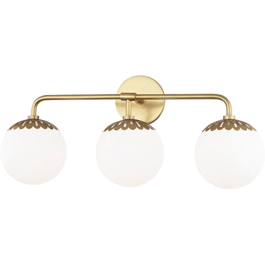 Paige Bath Bracket by Mitzi. Made from steel in a transitional style.