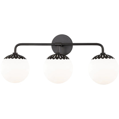 Paige Bath Bracket by Mitzi. Made from steel in a transitional style.