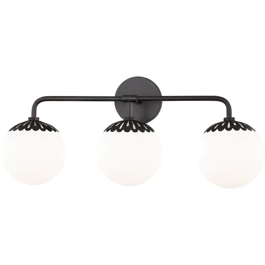 Paige Bath Bracket by Mitzi. Made from steel in a transitional style.