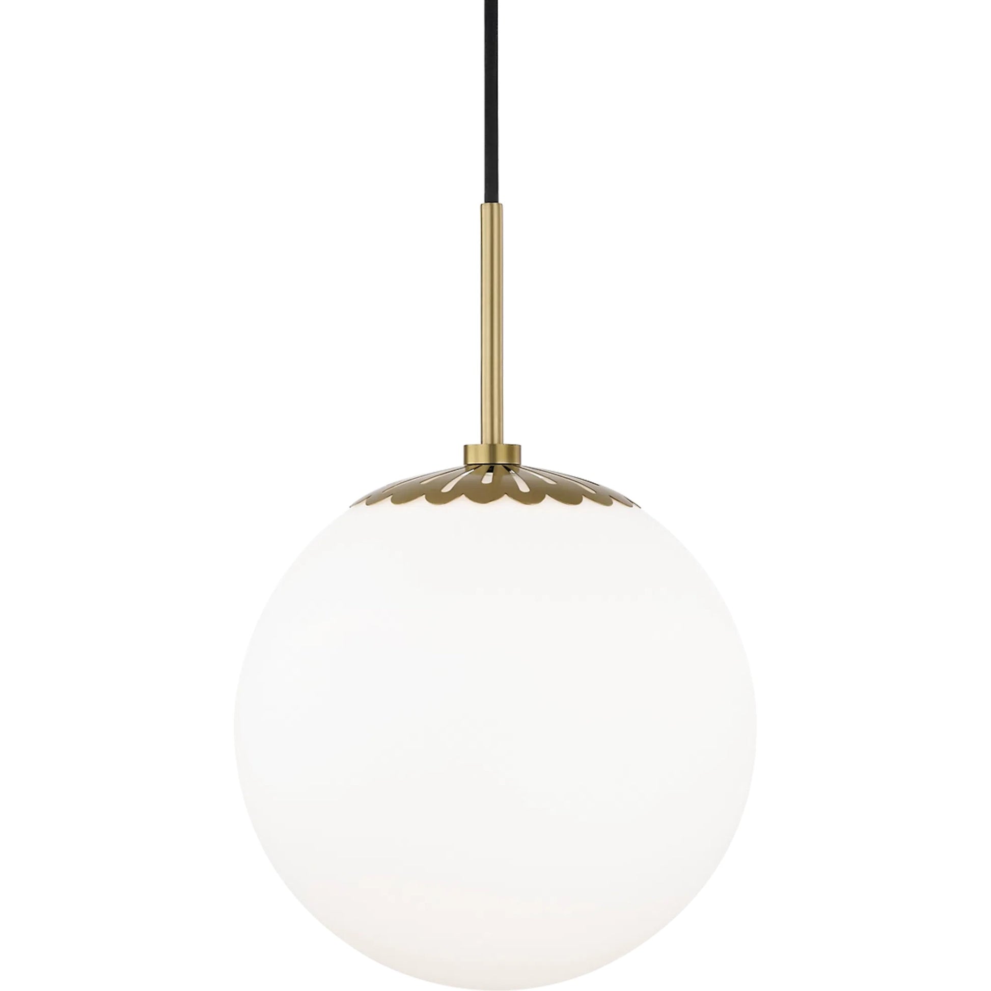 Paige Pendant by Mitzi. Made from steel in a transitional style.