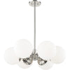 Polished Nickel / Opal Glossy / 26" x 26" x 64.5"