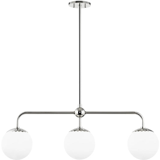 Paige Island Light by Mitzi. Made from steel in a modern style.