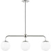 Paige Island Light by Mitzi. Made from steel in a modern style.
