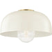 Avery Semi Flush by Mitzi. Made from steel in a modern style.