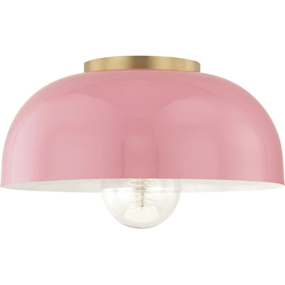 Avery Semi Flush by Mitzi. Made from steel in a modern style.