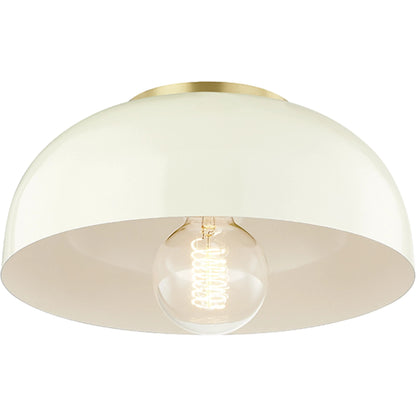 Avery Semi Flush by Mitzi. Made from steel in a modern style.