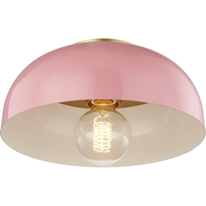 Avery Semi Flush by Mitzi. Made from steel in a modern style.