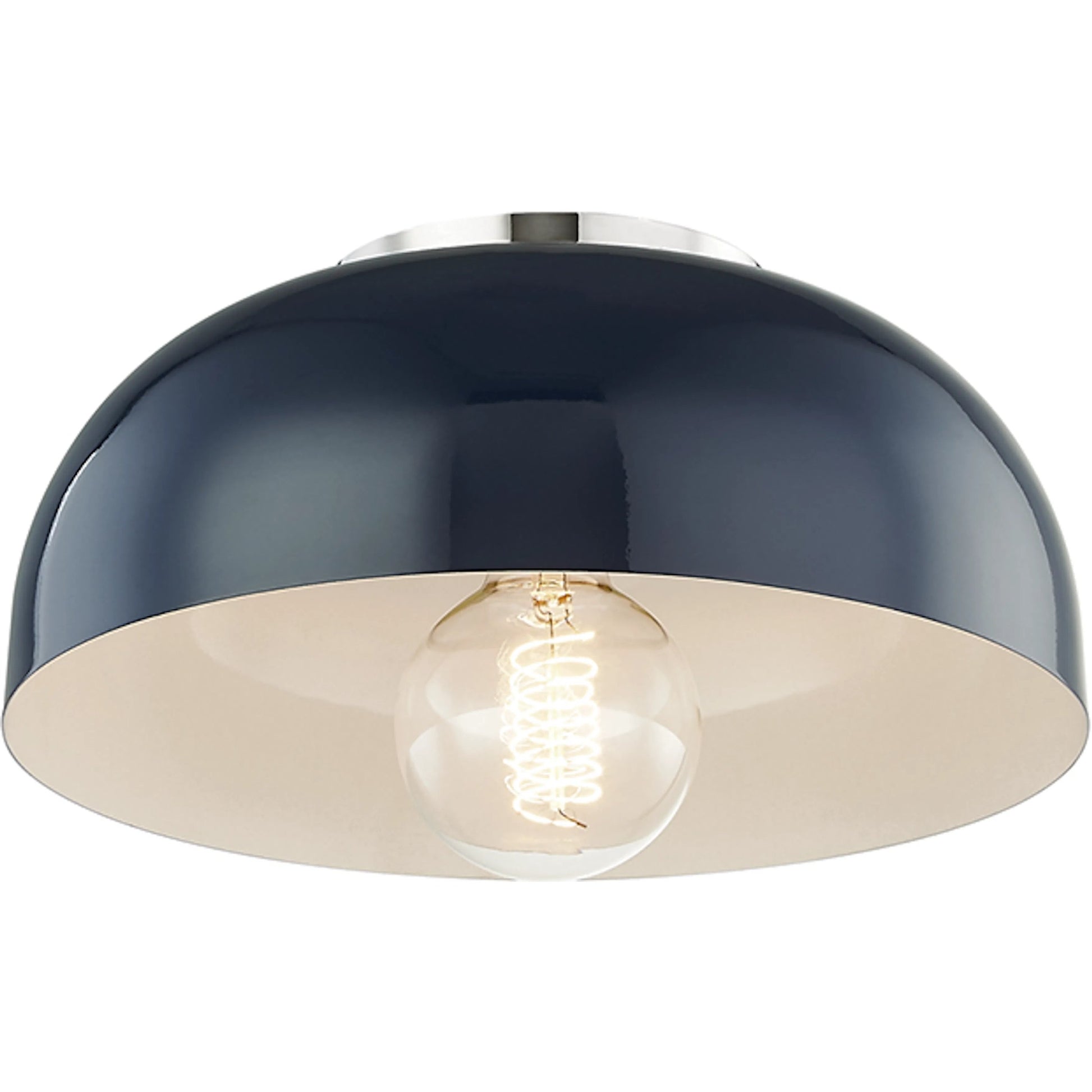 Avery Semi Flush by Mitzi. Made from steel in a modern style.