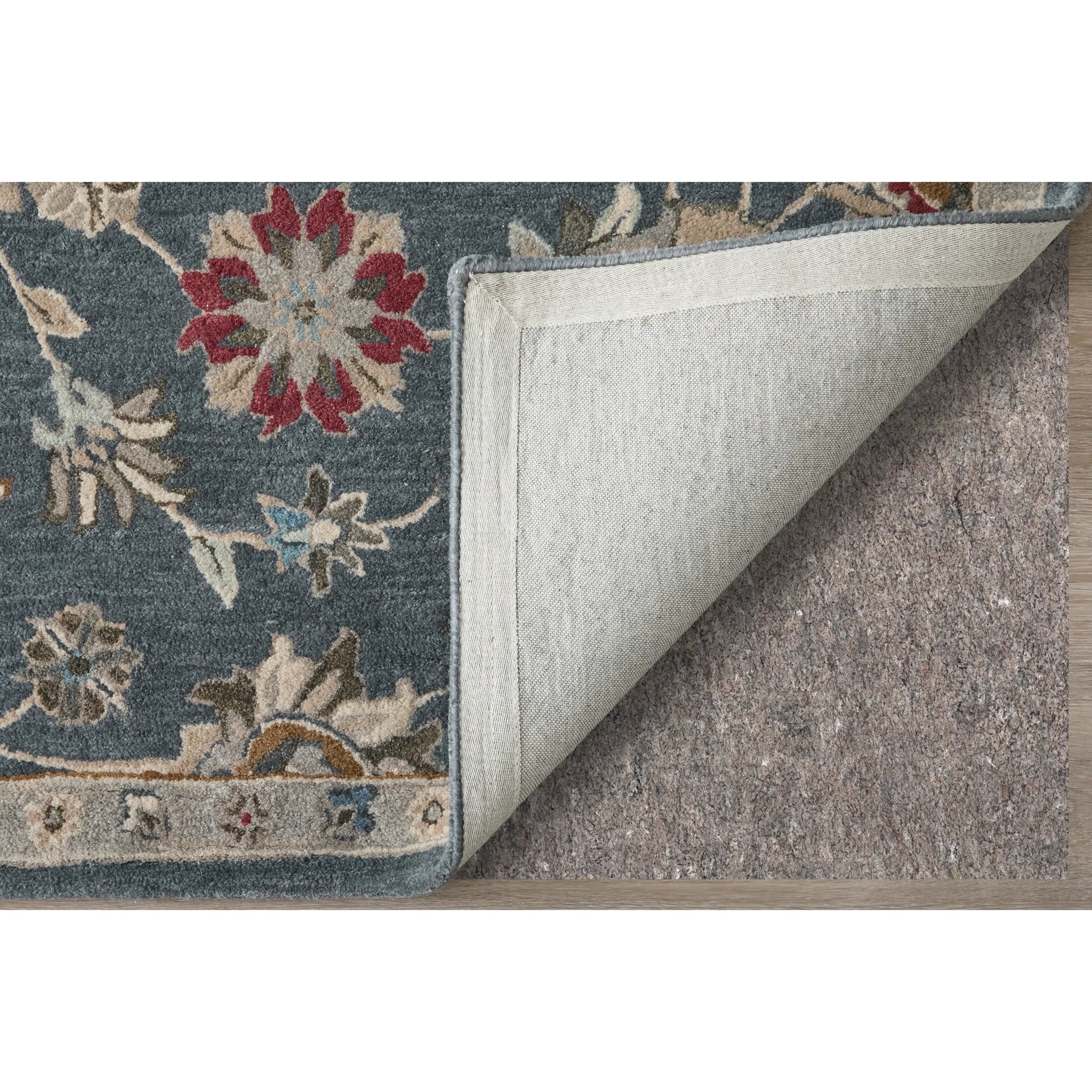 Rylan Transitional Oriental Rug - 8639F by Feizy in gray, ivory, red. Made from wool in a unique style.