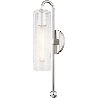 Skye Wall Sconce by Mitzi. Made from steel in a modern style.