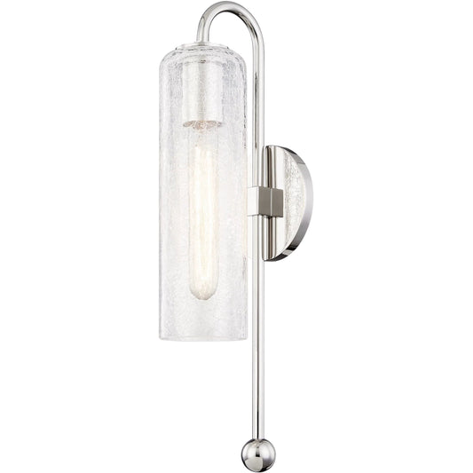 Skye Wall Sconce by Mitzi. Made from steel in a modern style.