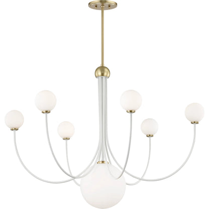 Coco Chandelier by Mitzi. Made from steel in a modern style.