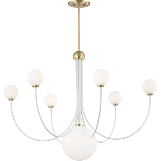 Coco Chandelier by Mitzi. Made from steel in a modern style.