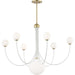 Coco Chandelier by Mitzi. Made from steel in a modern style.