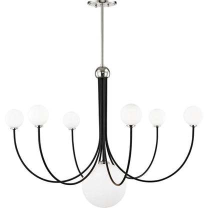 Coco Chandelier by Mitzi. Made from steel in a modern style.