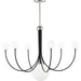 Coco Chandelier by Mitzi. Made from steel in a modern style.