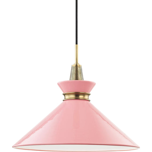 Kiki Pendant by Mitzi. Made from steel in a transitional style.