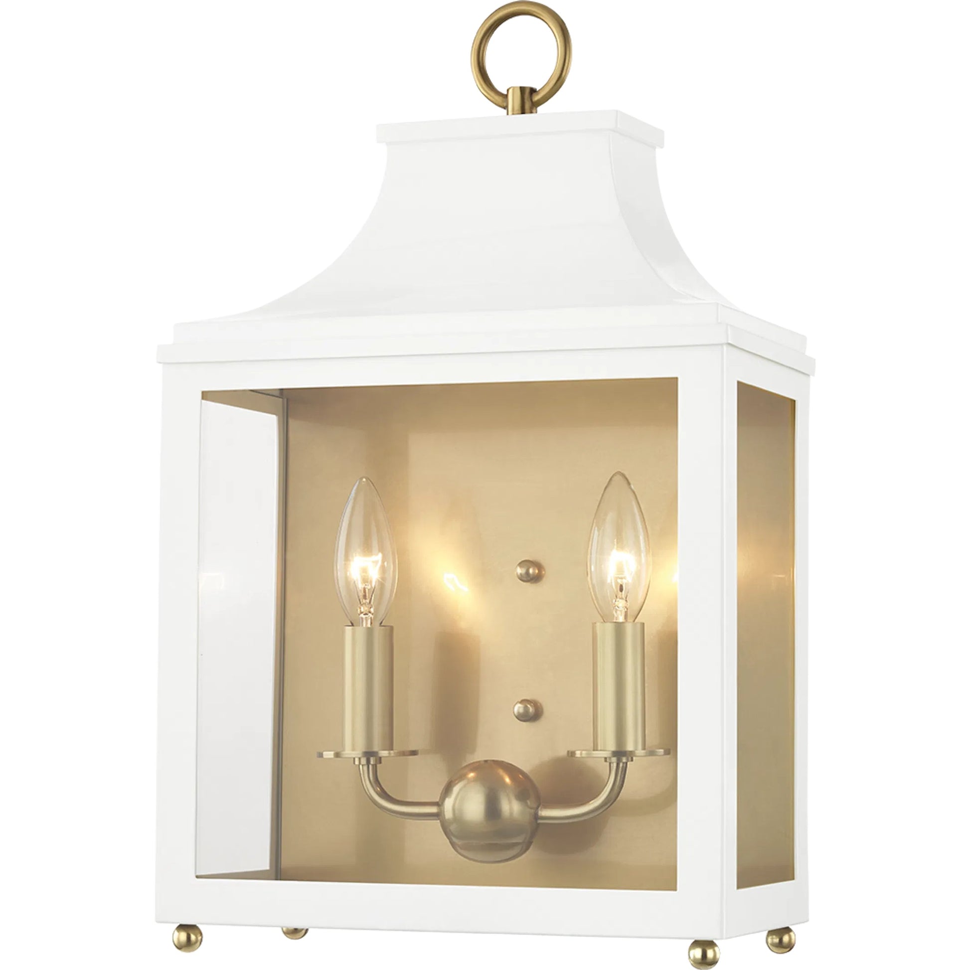Leigh Wall Sconce by Mitzi. Made from steel in a traditional style.
