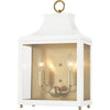 Aged Brass, White