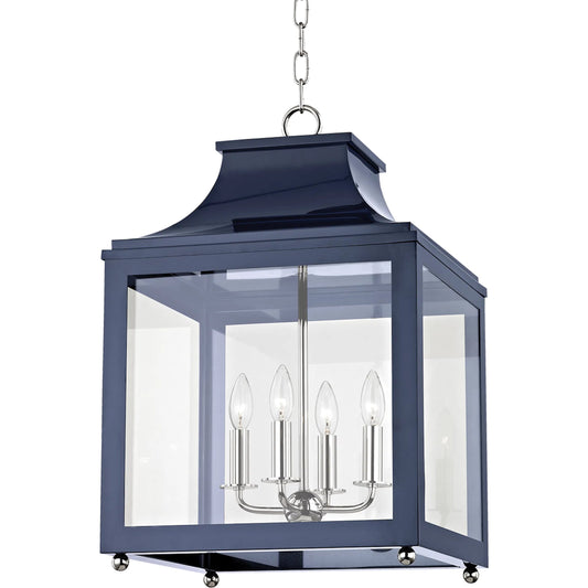 Leigh Pendant by Mitzi. Made from steel in a traditional style.