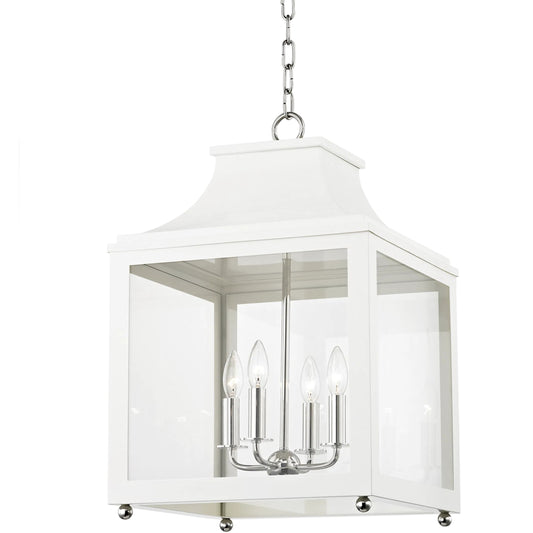 Leigh Pendant by Mitzi. Made from steel in a traditional style.