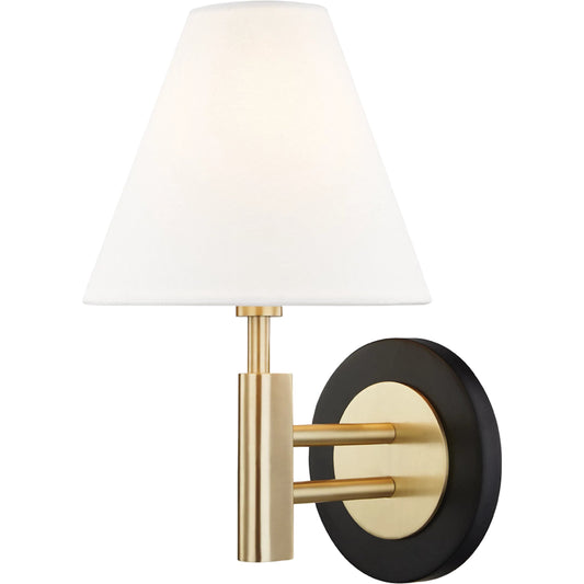 Robbie Wall Sconce by Mitzi. Made from steel in a transitional style.