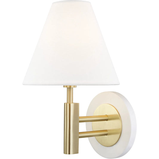 Robbie Wall Sconce by Mitzi. Made from steel in a transitional style.