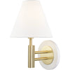 Aged Brass, White