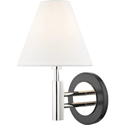 Robbie Wall Sconce by Mitzi. Made from steel in a transitional style.